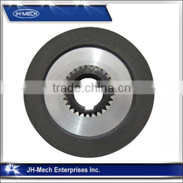 Wrought iron wheels for crane