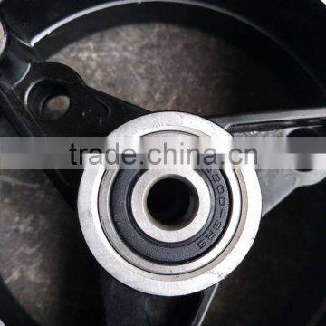200mm Semi-pneumatic Rubber Wheel With Aluminum Rim photo-3