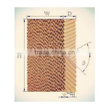High Quality Corrugated Cellulose Water Wet Evaporative Cooling Pad photo-3