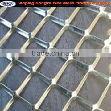 diamond hole galvanized expanded wire mesh (ISO9001 factory )