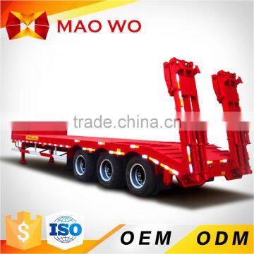 Heavy Duty 3 Lines 6 Axle 100 Ton Low Bed Semi Trailer photo-6