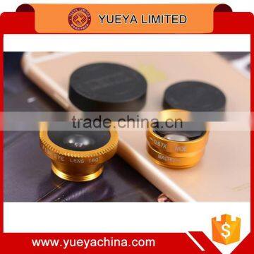 Universal Clip Fish Eye Lens Wide Angle Micro 3 in 1 for Cellphone photo-2