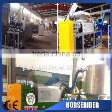 pe pp Rubbish Bags Drying Pelletizing Machine/pe pp Film Polybags Squeeze Granulator Drying Plant photo-3