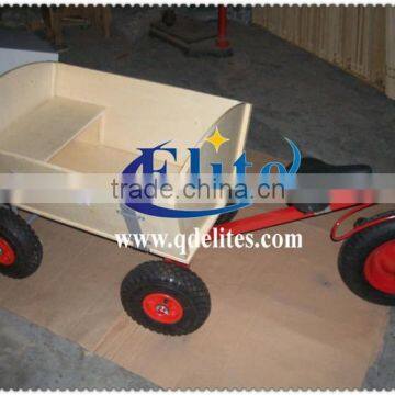 Wooden Garden Trolley Cart photo-2