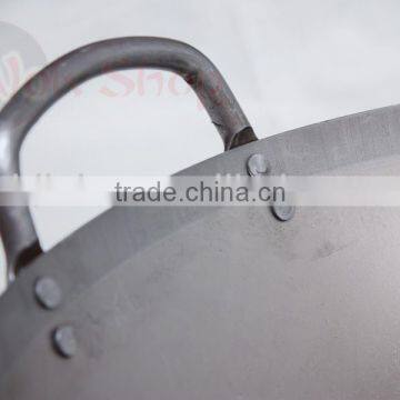 Chinese Wooden Handle Carbon Steel Wok photo-3