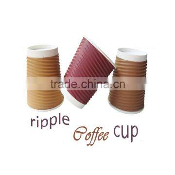 Anqing Christmas Printed Disposable Paper Coffee Cups With PS Cover photo-6
