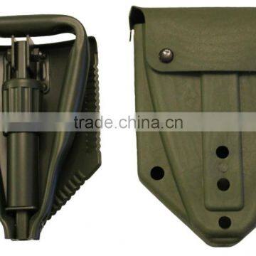 Folding Spade with Bag, Olive Green Comparable Bundeswehr / US Army Military Shovel / Field Spade