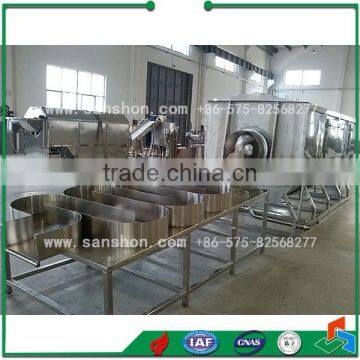 China Blancher Machine For Sterilization And Color Protection