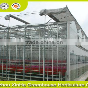 large multi-span Glass green house agriculture & commercial used greenhouse,modern greenhouse for agriculture farming and grow