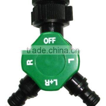 2-Way Garden Hose Connectors Snap With Dial Switch photo-3