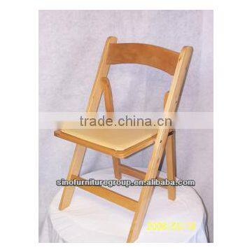 durable foldable wood chair