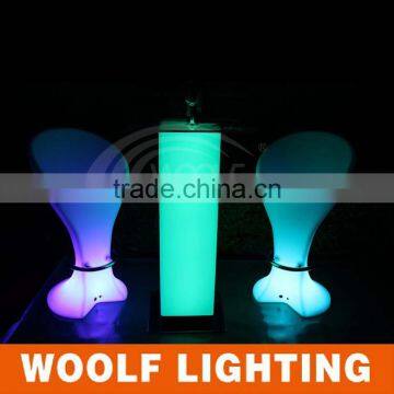 Colourful Rechargeable RGB LED Lighting Up Coffee Chair photo-3