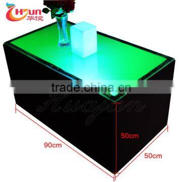 top grade led table,led snack table