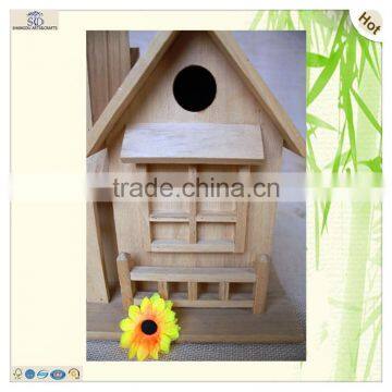 Best Selling Unfinished Natural Antique Wood House Castle photo-6