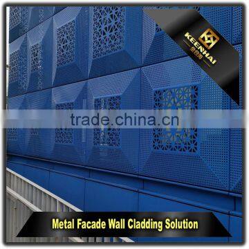 Hollow Out Panels Decorative Outdoor Sheet Metal Aluminum Wall Covering