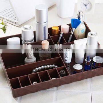 Wholesale Stock Small Order Desktop 15 Lattices Cosmetic Plastic Storage Box photo-4