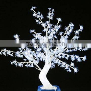 Home garden decorative 100cm Height outdoor artificial white flashing LED solar lighted up trees EDS06 1411