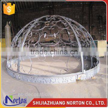 New design cheap wrought Iron gazebo dome for sale NTIG-021Y