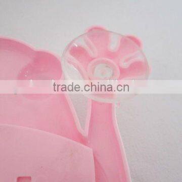 Frog Shaped Sucker Type Bathroom Storage Rack Plastic Toothbrush Holder photo-5