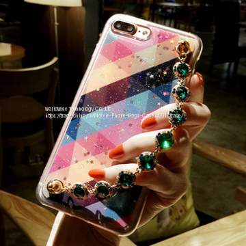 Diamond Cell Phone Housing Silicone Mobile Phone Cases for IPhone7/7Plus/6/6s/6plus/6splus Soft Tpu Back Cover Shell photo-3
