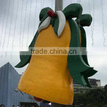 Outdoor Fiberglass Christmas Bell Decoartion photo-6