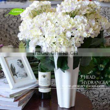 FLH703-3 cheap artificial flower with glass vase for indoor home wedding decoration