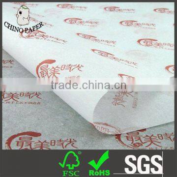 2016 Logo print tissue paper gift packing tissue paper