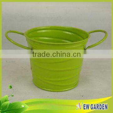 New Design Garden Decoration Round Smart Plant Pot With Handle photo-4