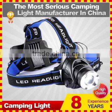High Power Rechargeable Super Bright Led Hiking Headlamp photo-3