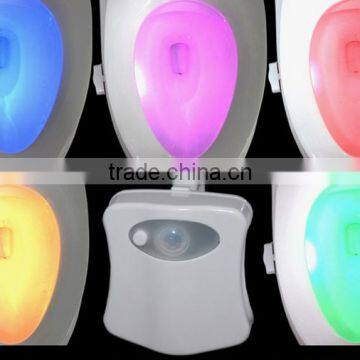 LED Toilet Bowl Night Light with Motion Sensor Bedroom Toilet Sensor Light for night