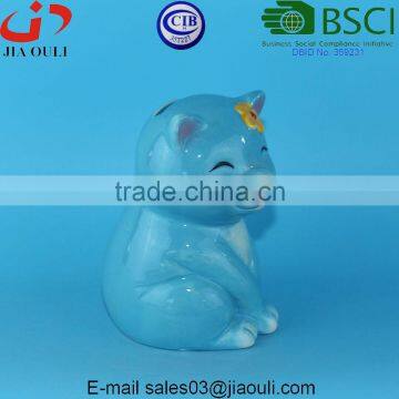 BSCI Audit Factory Mini Ceramic Sitting Bear Coin Bank/money Box photo-4