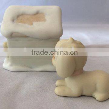 Precious Moments Sugar Town Sugar and Her Doghouse Figurines photo-2