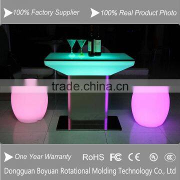Aluminum Base LED Event Furniture Table, Led Lighted Cocktails Tables photo-3