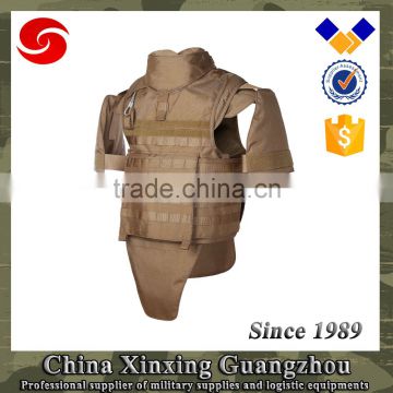 Khaki aramid police uniform american combat jacket full body armor