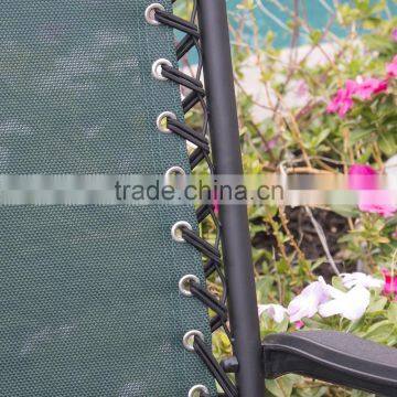 2 Pack Metal Pool Folding Green Anti Gravity Chair With Cup Holder photo-5