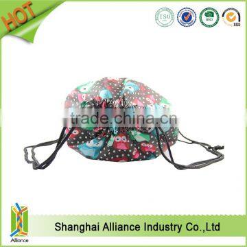 Produce Full Color Printing Laundry Drawstring Back Pack Pouch Bag Large