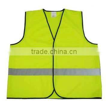High visibility reflective safety vest