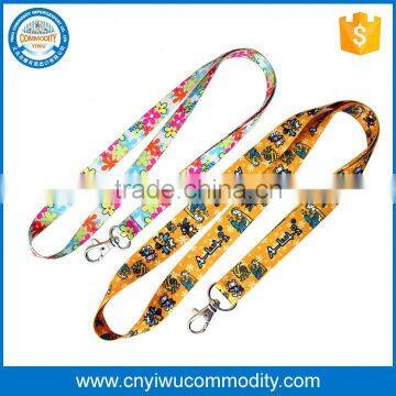 cute design children gifts oem brand name polyester lanyard