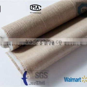 natural coated burlap for handbags 62-63'' wide 100 yards long