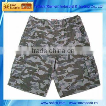 BGN-1031 Mens Camo Printed Cargo Shorts