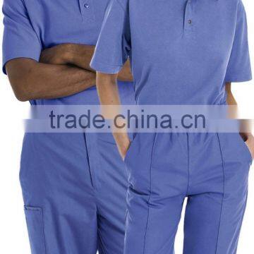 Unisex Short Sleeve Polo T-shirts Cotton Work Uniform Polo photo-6