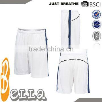 white blank polyester shorts