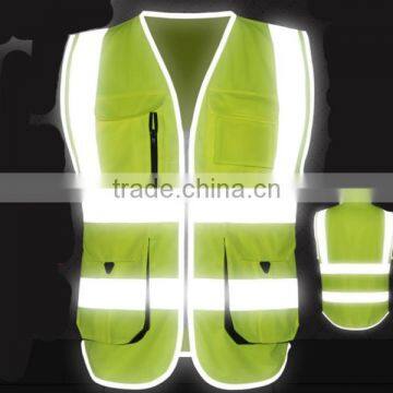 Safety work jacket Hi-Vis reflective jacket security jacket for men