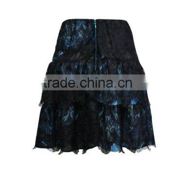 Black Short Lace Black Girls Mini Skirt photo-3