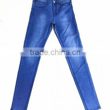 lady's skinny denim long pants