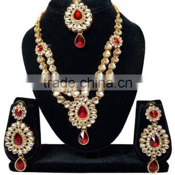 fashion neckless,Jewellery Set./jewellery box/dulhan jewellery set/gold jewellery