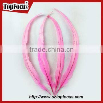 Dyed Color Big Long Natural Grizzly Rooster Feathers for Sale photo-6