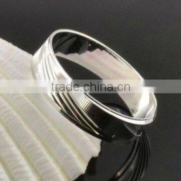 mens silver band rings