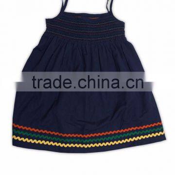 Organic Cotton Sleeveless Smoked Summer Dress