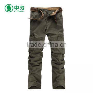 Wholesale Fashion Multi Color 100% Cotton Long Tactical Pants Mens 6 Pocket Cargo Pants photo-5
